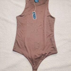 Womens Brown Bodysuit